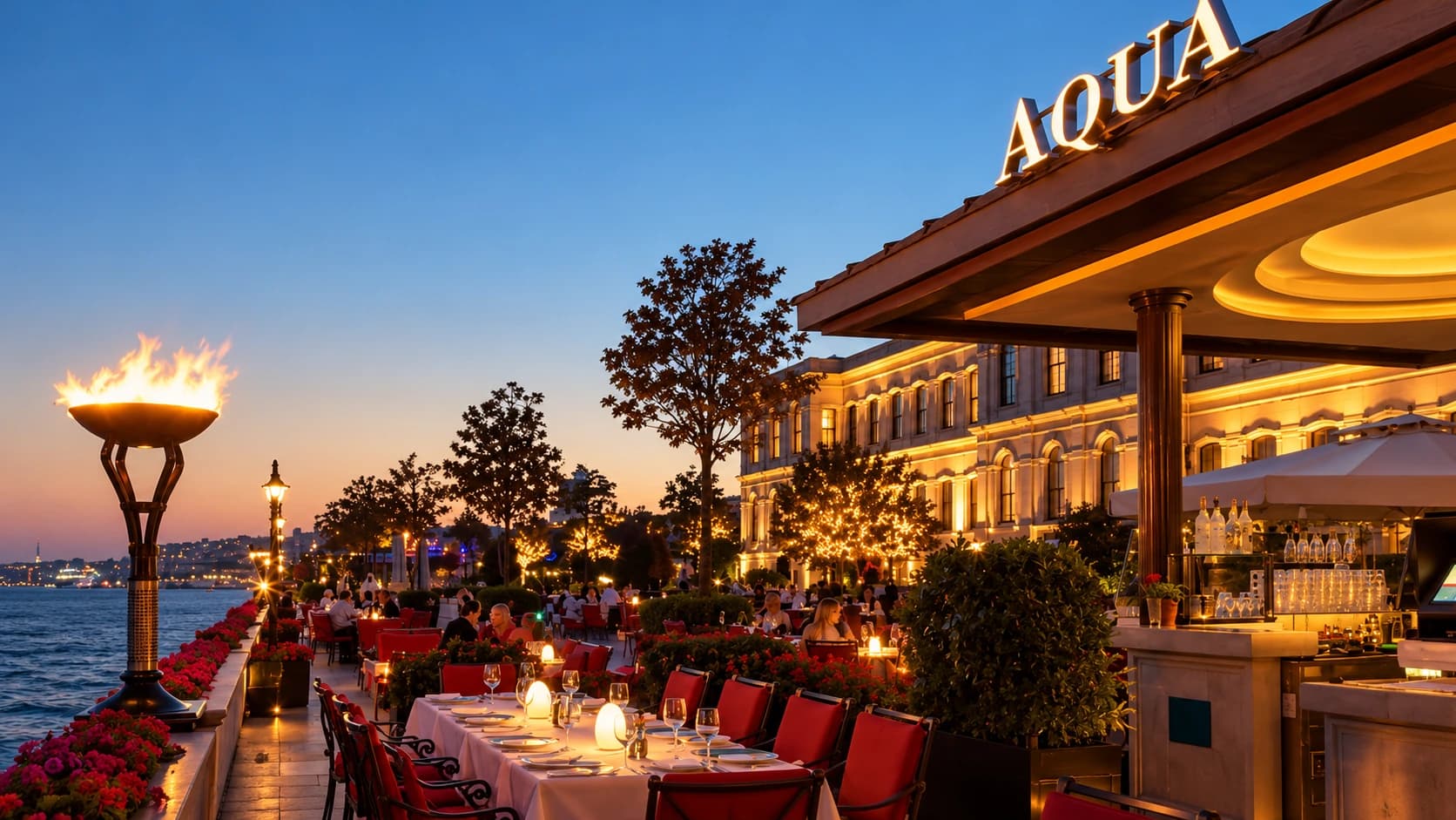 Aqua Restaurant Bar Location