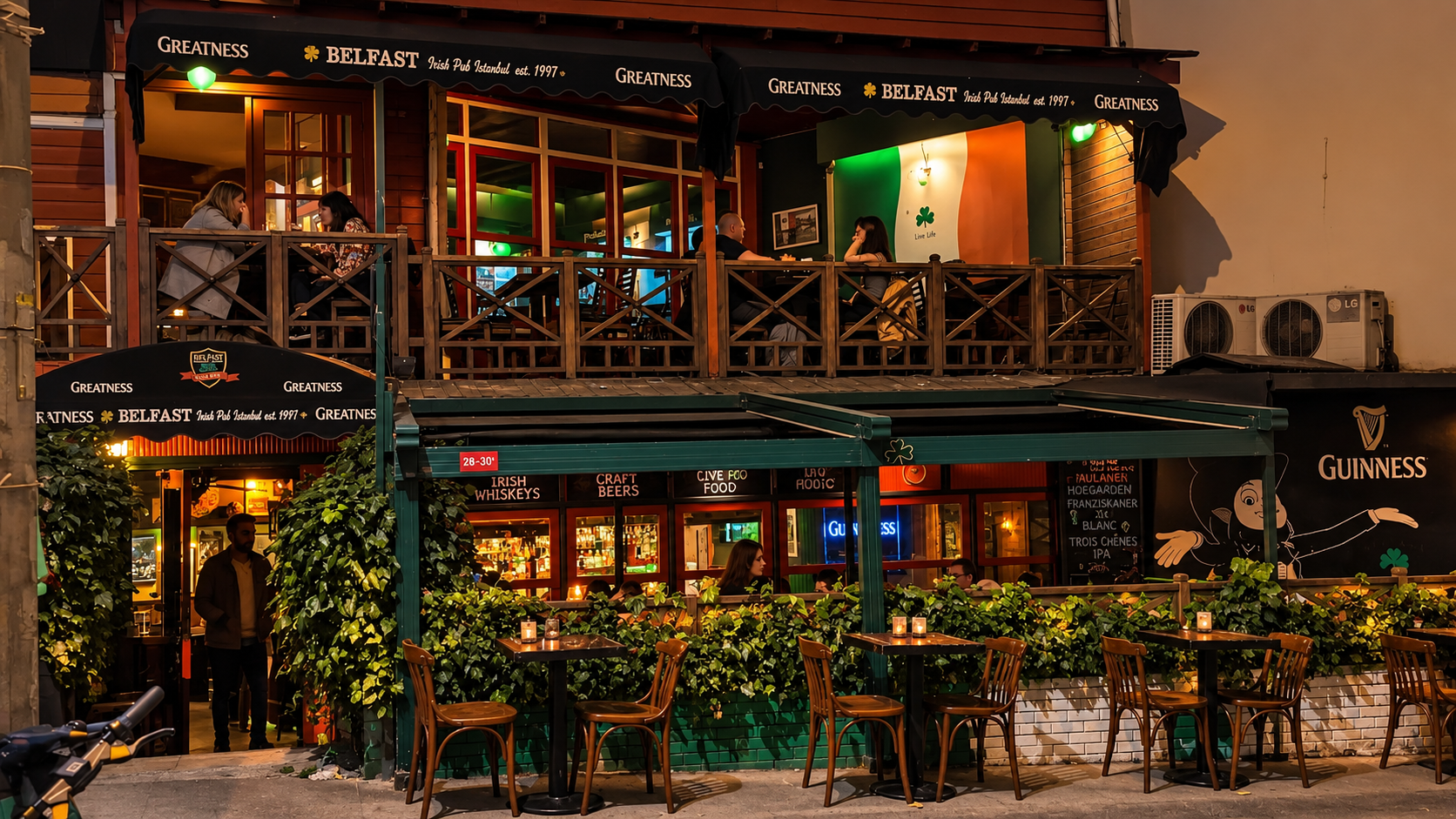 Belfast Irish Pub Moda Location
